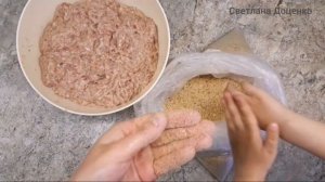 Котлеты с салом ,очень сочный рецепт!