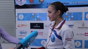 Алина Загитова, интервью после ПП. Первенство России 2017