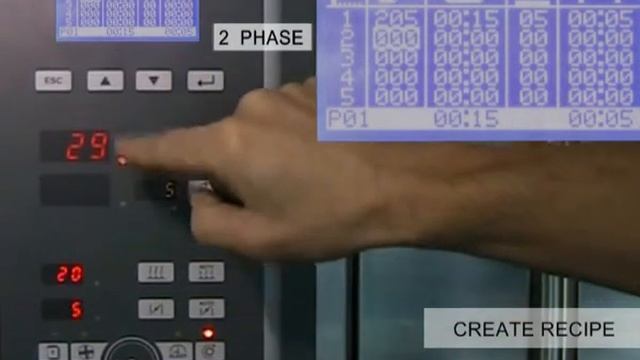 How To Use Mondial Forni Control Panel IPRO CREATE RECIPE