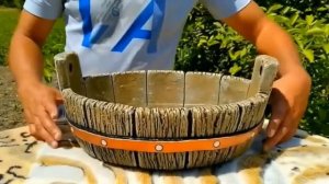 Большой сборник идей из цемента для садового декора. Вазоны и кашпо из цемента, отличные варианты