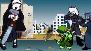 FNF Crucify But It’s Taki vs Krusveto, Rschvania And Flippy