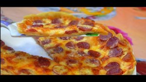 Пицца пепперони - как приготовить пиццу дома.