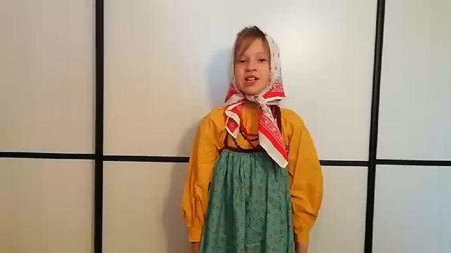 Пономаренкова Фаина, 9 лет, Есенин С. Гой ты Русь, моя родная [1Ah-Hn9qrNE]