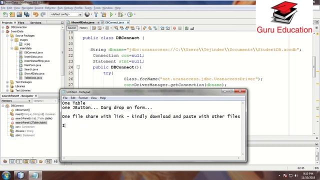 Show All Data into JTable From Database Using Java with Swing смотреть онлайн