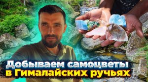 Добываем самоцветы в Гималайских ручьях