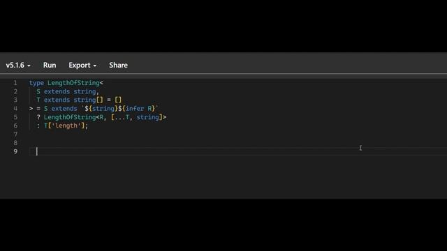 Length of String Utility Type in TypeScript смотреть онлайн