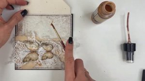 Vintage card tutorial by Svetlana Sanochkina