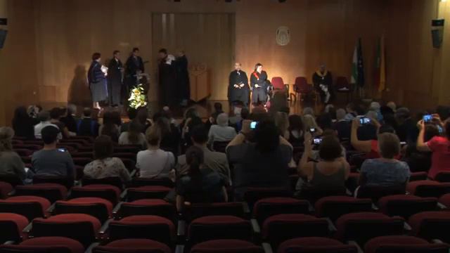 Вручение Ю.П.Зинченко звания Почетного профессора Университета им. Фернандо Пессоа