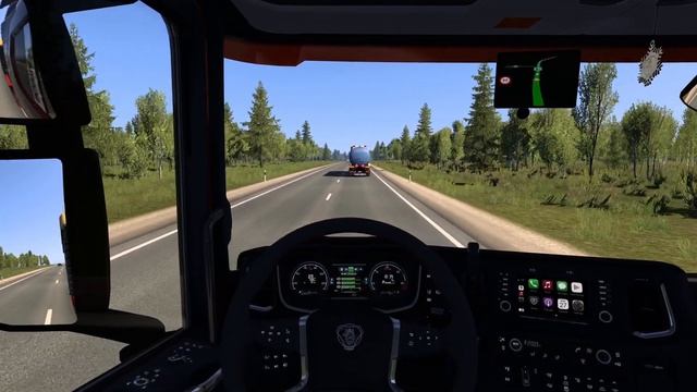 ETS2 - Scania R | Kalix to Kemijarvi | New Kapitan Kriechbaum Scania V8 Open Pipe engine | Promods