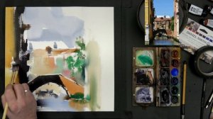 #168 Travel by Art, Ep.40 + Sketching Academy Ep.13 - Venice, Italy (Watercolor Cityscape Tutorial)