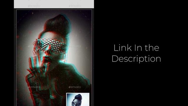 Photoshop Action - Portrait Glitch Effect Free!!! смотреть онлайн