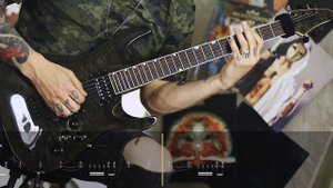 Как играть Rammstein на гитаре | 5 крутых метал риффов! (Табы + Минус) #420bpm #rammstein #гитара