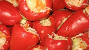 Фаршированный перец на зиму