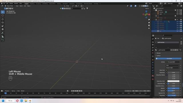 Blender Realistic Night Scene GAS STATION Tutorial / #aesthetic #blender #animation #tutorial