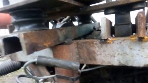 Installation of the engine on pillows from the car, Установка двигателя на подушки от автомобиля.