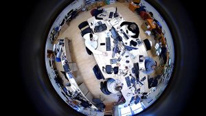 Пример записи камера видеонаблюдения WIFI 3Мп Ps-Link VN-XMQ30 с панорамным объективом