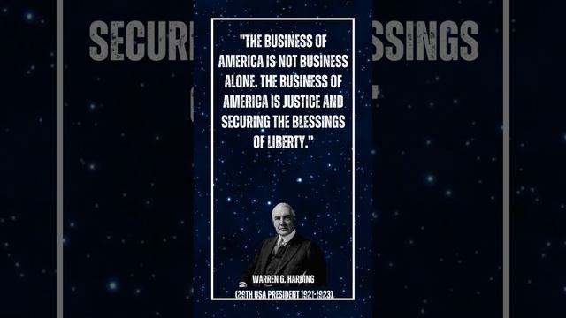 Warren G  Harding Timeless Wisdom and Life Lesson Quotes