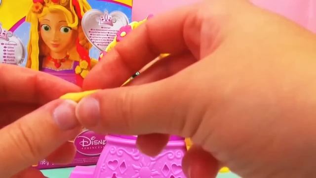 Набор для лепки Рапунцель от Play-Doh демонстрация часть 2 смотреть онлайн