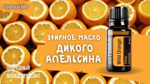 Эфирное масло - дикий апельсин | Мощная поддержка иммунной системы | Природный антидепрессант