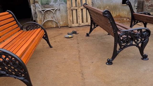 Новая скамейка чугунная Вега. смотреть онлайн