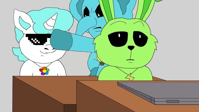 CraftyCorn caught in 4k? | The Smiling Critters Animation