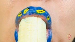Beautiful lips eating banana |ASMR EATING SOUNDS|