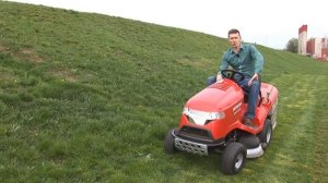 Extrémní svahy se zahradním traktorem HONDA HF 2417