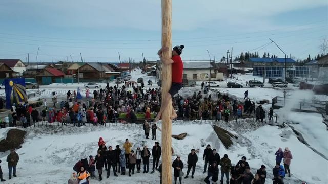 Якутия. Забава "Столб" п.Усть-Мая смотреть онлайн