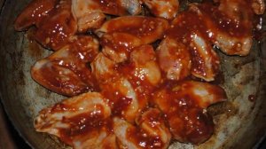 Куриные крылышки в маринаде (в духовке)