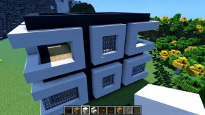 Многоэтажный дом в майнкрафте для жителей