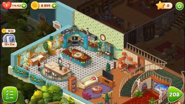 HomeScapes Дворецкий #36 (уровни 205-210) Ночь перед Съемками Мультик Видео мульт Let's Play