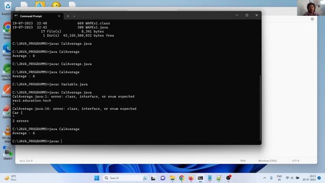 Java SE: Passing args into standalone java class from command line.
