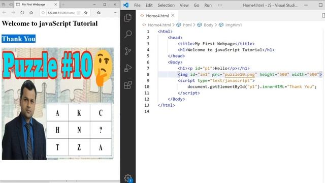#35 JavaScript Tutorial in Hindi: Change HTML Element and Property