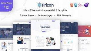 Prizon - Multipurpose html5 template for SASS | Themeforest Website Templates and Themes