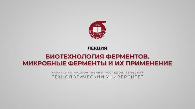 Перушкина Е.В. Биотехнология ферментов. Микробные ферменты и их применение