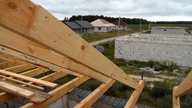 Установка стропильной системы смотреть онлайн