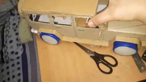 (2-vide) мини Мерседес Гелендваген из картон ????