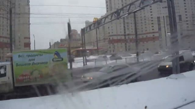 Трамвай Санкт-Петербурга 228: ЛВС-86К б.5104 по №47 (21.01.12) смотреть онлайн