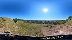 Бикин. Вид на город с "Сопки любви". Конец лета 2022 г. (VR 360)