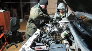 Замену ремня и роликов на Чери Тигго 1.6