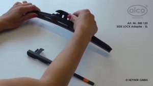 Инструкция по установке дворников ALCA с адаптером SIDE LOCK (SL)