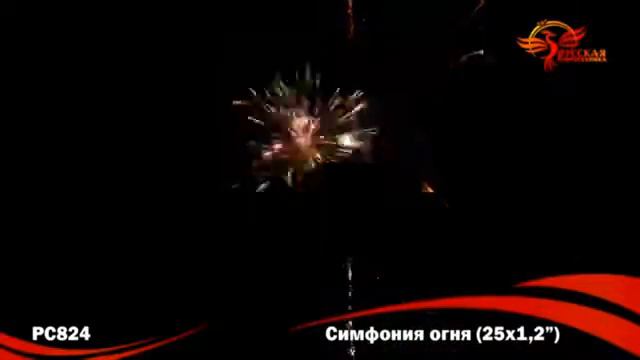 РС824 Батарея салютов Симфония огня залпов 25 смотреть онлайн