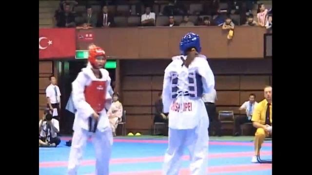 WORLD TAEKWONDO CHAMPIONSHIP 2002 / Femenil Fly/ Taiwan ( Nu Yea Ni) & Eu ( Mavly Meloon) смотреть онлайн