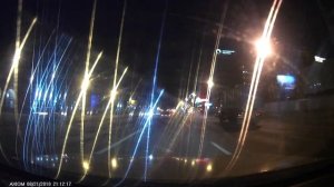 Ночная езда с затертым лобовым стеклом =)