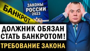Когда гражданин ОБЯЗАН подать на банкротство по требованию закона? Последствия отказа от банкротства