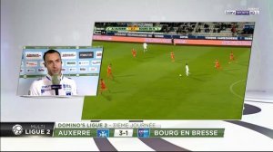 Auxerre-Bourg en Bresse les 4 buts