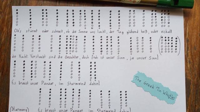 Battle of the Bulge Intro with Tin Whistle and Tabs смотреть онлайн