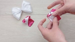 DIY/Самые простые объемные банты из лент.?The Simplest Dimensional Ribbon Bows