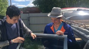 Снятие стекла задней двери 2111