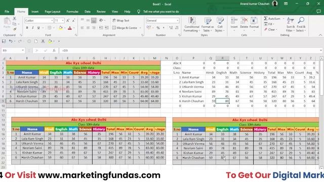 MS Excel Full Course in Hindi | Microsoft Excel Full Course Tutorial | Excel Complete Course Hindi